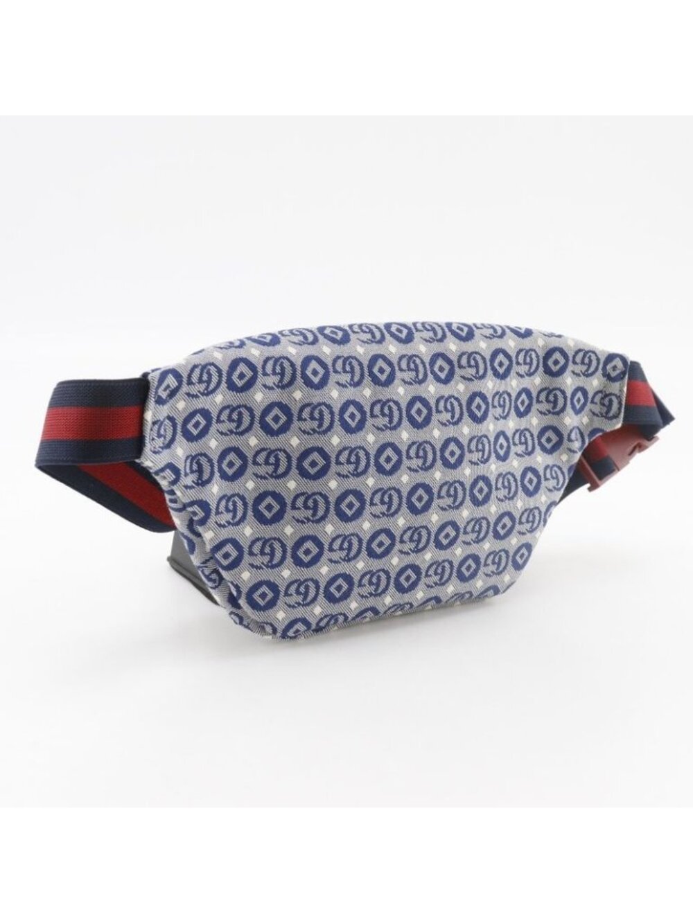 Gucci Star Children's Double Geometric Canvas Blue Kids Waist Bag - Picture 3 of 8